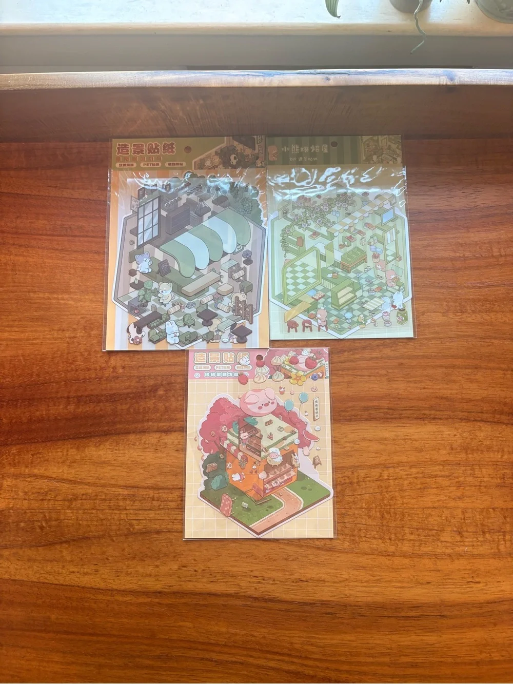 Miniature 3D sticker Activity for Kids and Adults That Improves Spatial Thinking